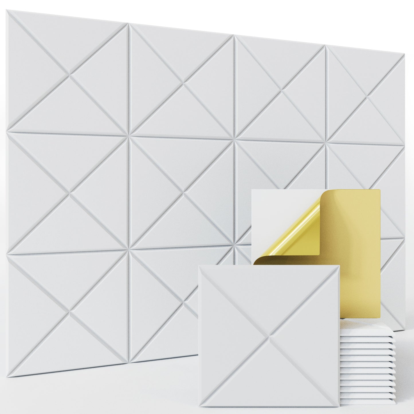 Bubos Square Acoustic Art Panels Self-adhesive