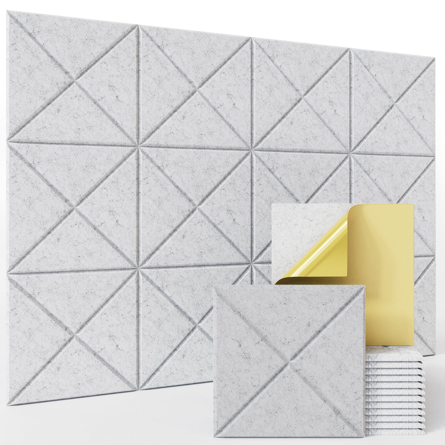 Bubos Square Acoustic Art Panels Self-adhesive