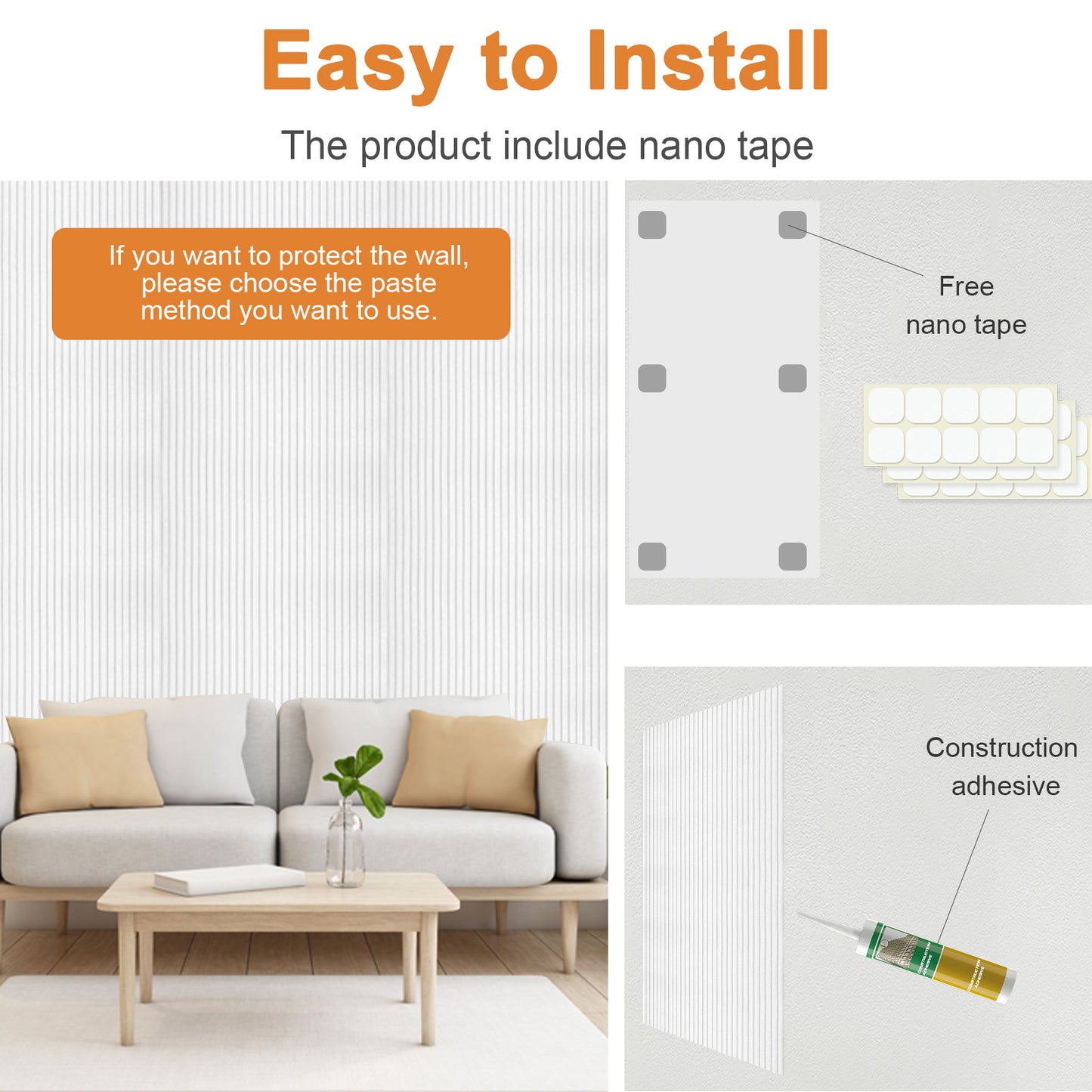 Bubos 3pcs Decorative Soundproof Wall Panels