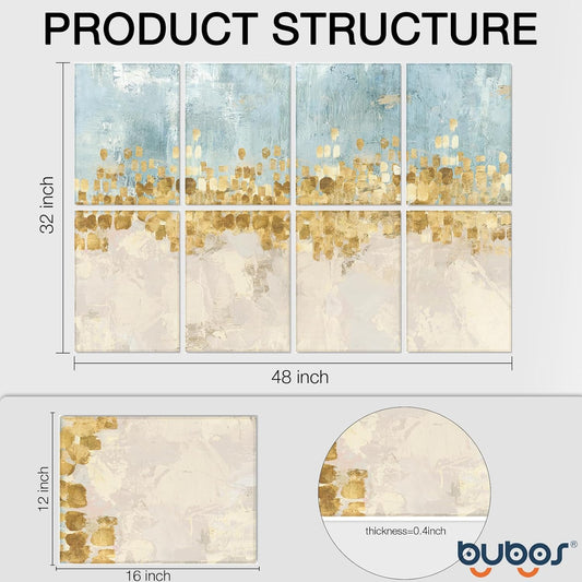 Bubos 8 pcs Art Acoustical Panel 48*32"