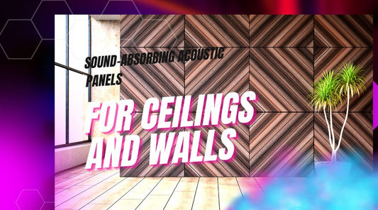 Sound-Absorbing Acoustic Panels For Ceilings And Walls