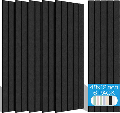 6 Pack Acoustic Polyester Panels 48x12"