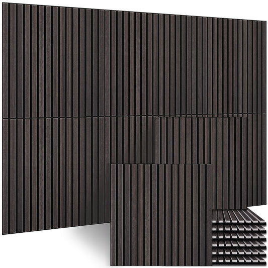 BUBOS Large Acoustic Panels, 6-Pack 23.6"×23.6" Soundproof Wall Panels
