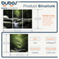 BUBOS 6 Pack Art Acoustic Panels Soundproof Wall Panel,23.6X23.6 Inches,Ancient Green