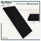 BUBOS 2 PCS Fabric Acoustic Panels,47.2''x23.6''