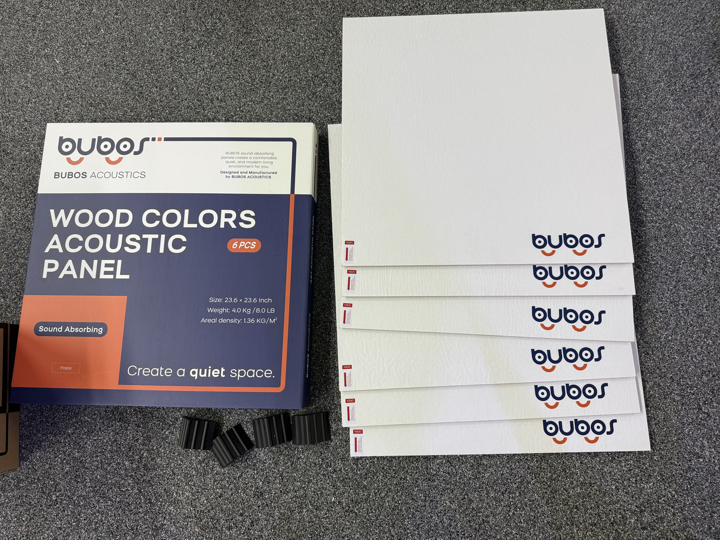 Bubos Large Acoustic log color 72*48"