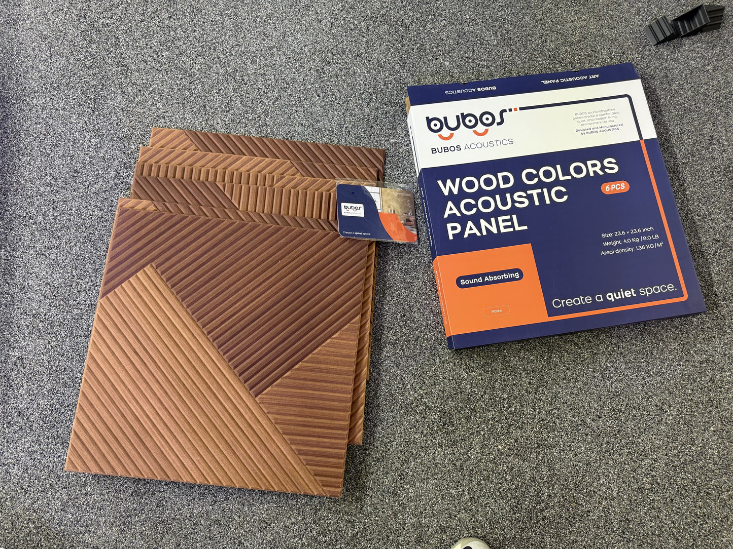 Bubos Large Acoustic log color 72*48"