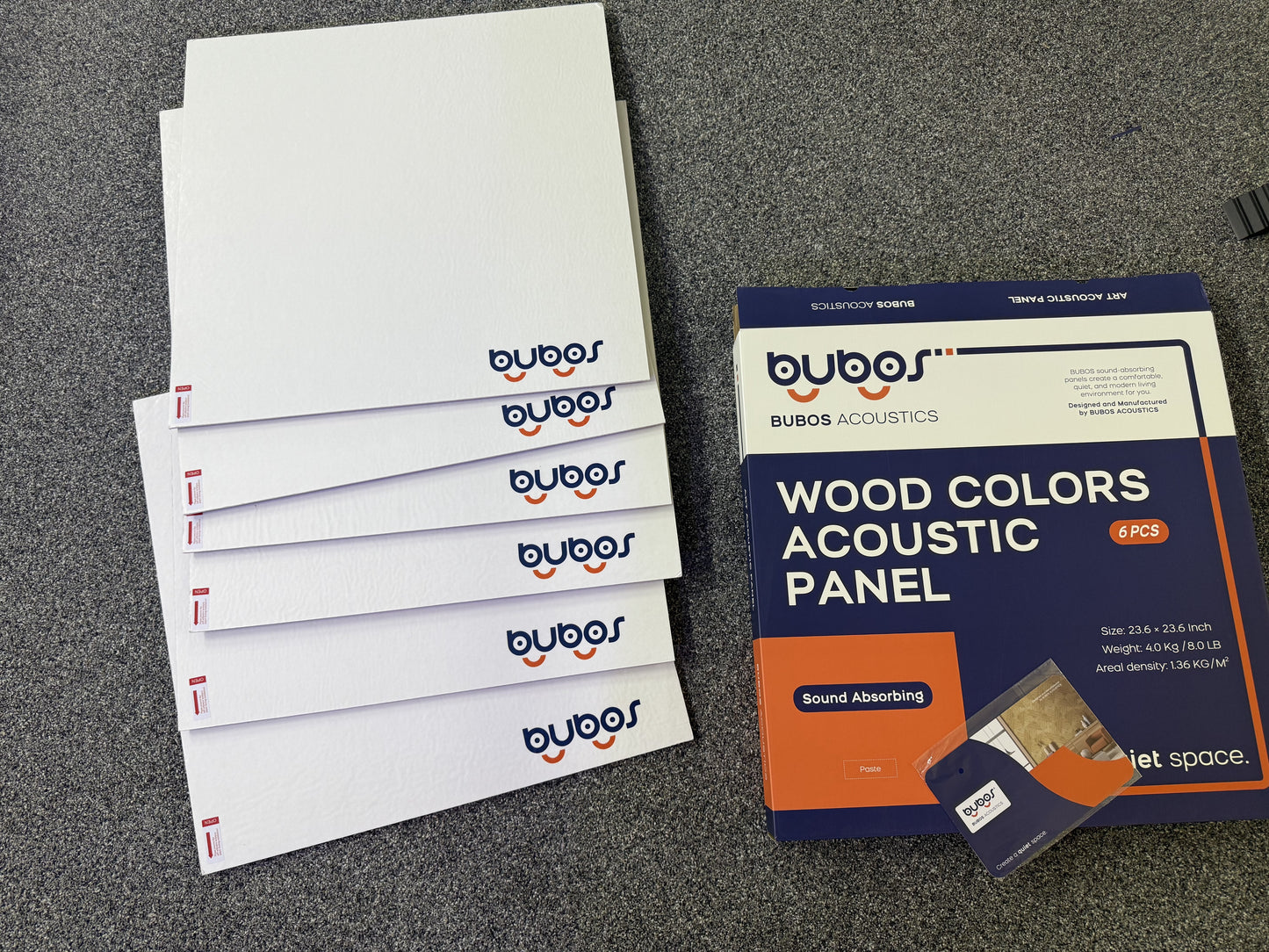 Bubos Large Acoustic log color 72*48"