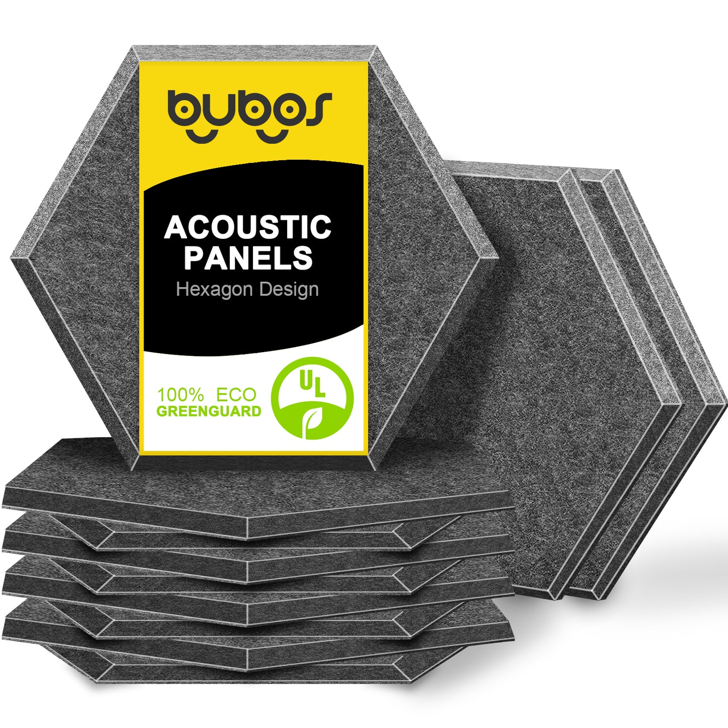 Bubos Hexagon Acoustic Panels Self-adhesive 14*13"   Minimum order: 4 sets
