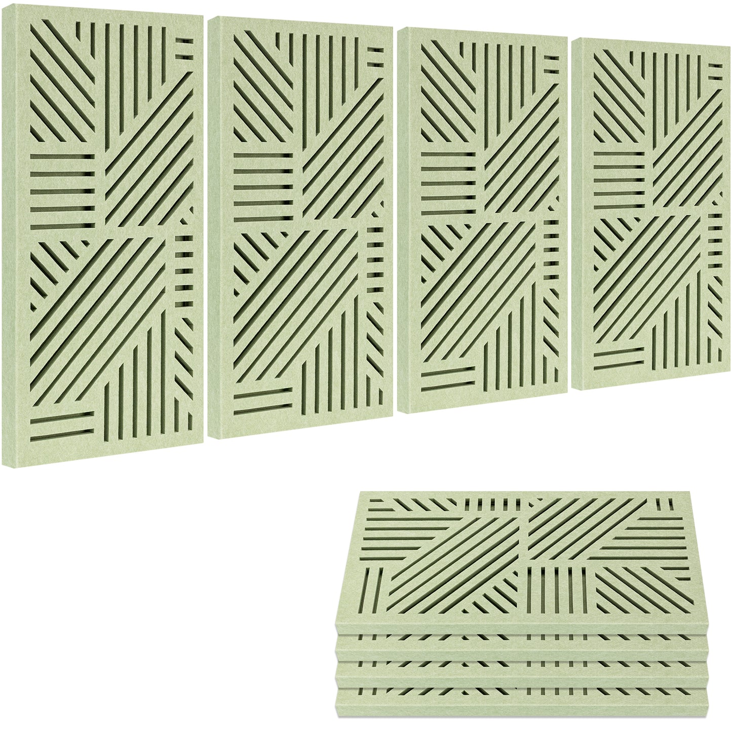 BUBOS 4 PACK Thickened Acoustic Panels, 23.6''x11.8''