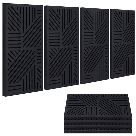 BUBOS 4 PACK Thickened Acoustic Panels, 23.6''x11.8''