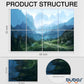 BUBOS 8 PCS Art Acoustic Panels 48X32"