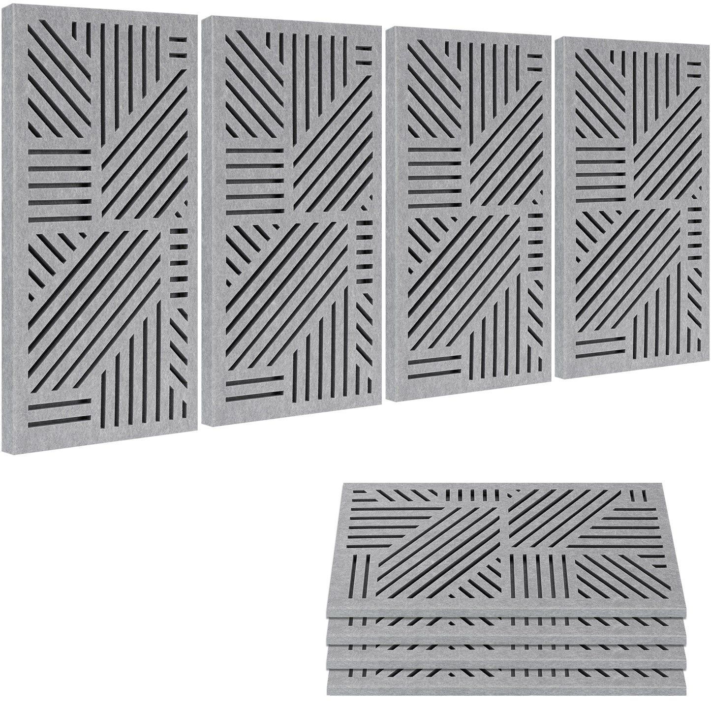 BUBOS 4 PACK Thickened Acoustic Panels, 23.6''x11.8''