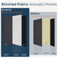 BUBOS 2 PCS Fabric Acoustic Panels,47.2''x23.6''