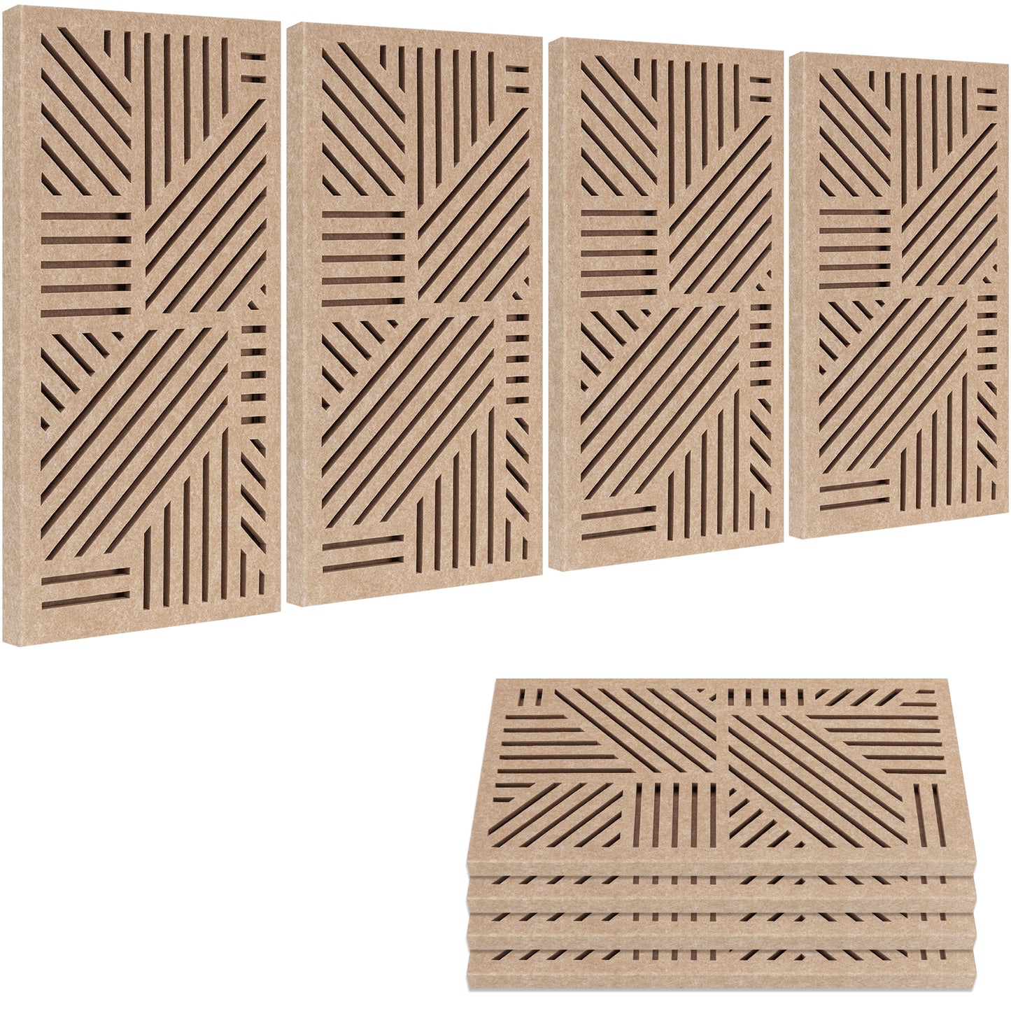BUBOS 4 PACK Thickened Acoustic Panels, 23.6''x11.8''