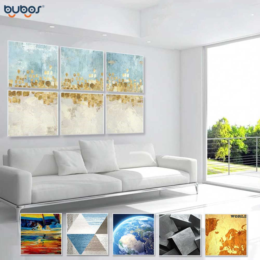 Bubos 6 pcs Art Acoustical Panel 72*48 inches