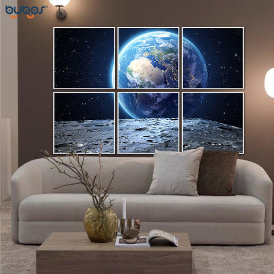 Bubos Art Acoustic Panels 3D Earth